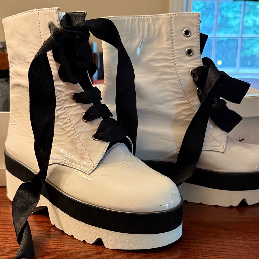 Thierry Rabotin pleather boots